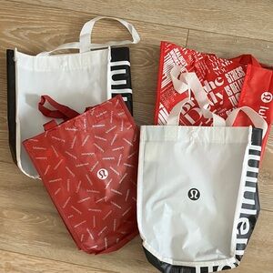 Lululemon Reusable Tote Bags Set